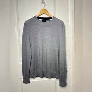 Ted Baker London Men’s 100% wool Gray crew neck sweater Size 5